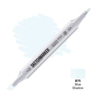Маркер спиртовой двухсторонний SKETCHMARKER, B75 Синяя тень