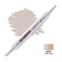 Маркер спиртовой двухсторонний SKETCHMARKER, BG93 Бледный серый