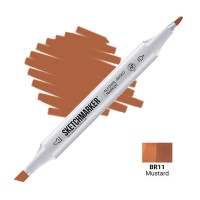 Маркер спиртовой двухсторонний SKETCHMARKER, BR11 Горчица