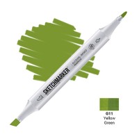 Маркер спиртовой двухсторонний SKETCHMARKER, G11 Желто-еленый