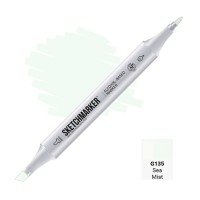Маркер спиртовой двухсторонний SKETCHMARKER, G135 Морская дымка