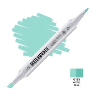 Маркер спиртовой двухсторонний SKETCHMARKER, G153 Арктический голубой