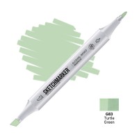 Маркер спиртовой двухсторонний SKETCHMARKER, G83 Зеленая черепаха