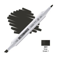 Маркер спиртовой двухсторонний SKETCHMARKER, GG1 Серый зеленоватый 1