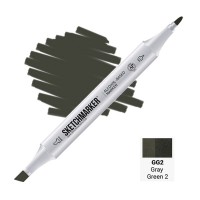 Маркер спиртовой двухсторонний SKETCHMARKER, GG2 Серый зеленоватый 2