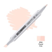 Маркер спиртовой двухсторонний SKETCHMARKER, O14 Пастельный розовый