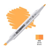 Маркер спиртовой двухсторонний SKETCHMARKER, O53 Песок коричневый