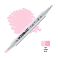 Маркер спиртовой двухсторонний SKETCHMARKER, R24 Детский розовый