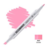 Маркер спиртовой двухсторонний SKETCHMARKER, R43 Шербет
