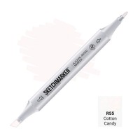 Маркер спиртовой двухсторонний SKETCHMARKER, R55 Сахарная вата
