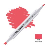 Маркер спиртовой двухсторонний SKETCHMARKER, R72 Малина