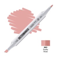 Маркер спиртовой двухсторонний SKETCHMARKER, R83 Тёмная роза