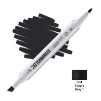 Маркер спиртовой двухсторонний SKETCHMARKER, SG1 Серый простой 1