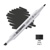 Маркер спиртовой двухсторонний SKETCHMARKER, TG2 Серый тонер 2