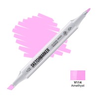 Маркер спиртовой двухсторонний SKETCHMARKER, V114 Аметист