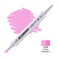 Маркер спиртовой двухсторонний SKETCHMARKER, V123 Замороженная малина