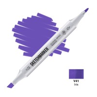 Маркер спиртовой двухсторонний SKETCHMARKER, V41 Ирис