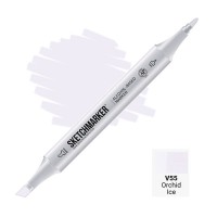 Маркер спиртовой двухсторонний SKETCHMARKER, V55 Орхидейный лед