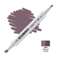 Маркер спиртовой двухсторонний SKETCHMARKER, V90 Фиолетовый минерал