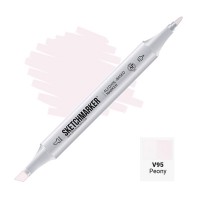 Маркер спиртовой двухсторонний SKETCHMARKER, V95 Пион