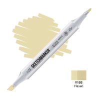Маркер спиртовой двухсторонний SKETCHMARKER, Y103 Соломенный