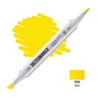 Маркер спиртовой двухсторонний SKETCHMARKER, Y52 Солнце