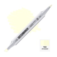 Маркер спиртовой двухсторонний SKETCHMARKER, Y65 Анис