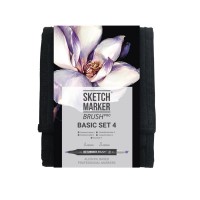 Набор маркеров SKETCHMARKER Brush `Basic 4`, 12цв.