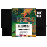 Набор маркеров `Гоген` Sketchmarker Brush & Pushkinskiy, 24цв.