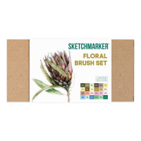 Набор маркеров SKETCHMARKER Brush `Floral Set` (лимитир.), 24цв.