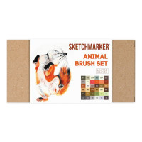 Набор маркеров SKETCHMARKER Brush `Animal Set` (лимитир.), 36цв.