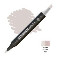 Маркер спиртовой двухсторонний SKETCHMARKER Brush, BG84 Чернобурая лисица