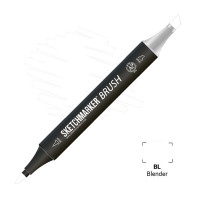 Маркер спиртовой двухсторонний SKETCHMARKER Brush, BL Блендер (бесцветный)