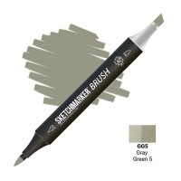 Маркер спиртовой двухсторонний SKETCHMARKER Brush, GG5 Серый зеленоватый 5