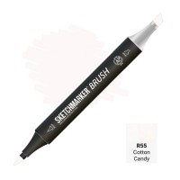 Маркер спиртовой двухсторонний SKETCHMARKER Brush, R55 Сахарная вата