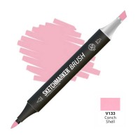 Маркер спиртовой двухсторонний SKETCHMARKER Brush, V133 Ракушка
