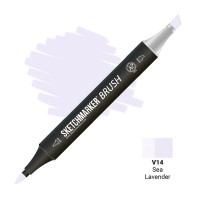 Маркер спиртовой двухсторонний SKETCHMARKER Brush, V14 Лавандовое море