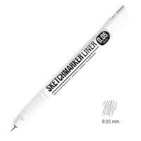Ручка капиллярная (линер) SKETCHMARKER 0.05мм, черный