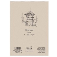 Альбом SM-LT Authentic Natural 100г/м2 A3 100л сероватый спираль