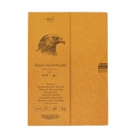 Альбом SM-LT Authentic Kraft в папке 90г/м2 A4 60л крафт склейка