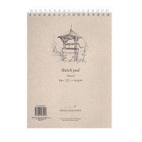 Альбом SM-LT Authentic Natural 100г/м2 A4 100л сероватый спираль