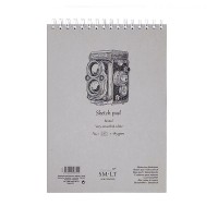 Альбом SM-LT Authentic Bristol 185г/м2 A4 50л экстрабелый спираль