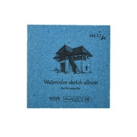 Альбом SM-LT Layflat Watercolor 280г/м2 14х14см 24л. белая бумага