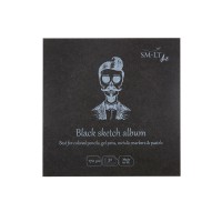 Альбом SM-LT Layflat Black 170г/м2 14х14см 32л., черная бумага