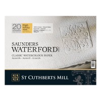 Альбом для акварели `Saunders Waterford Rough H.White` 41х31см 300г/м2, 20л. (блок)