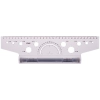 Рейсшина 30см Стамм, металлический ролик