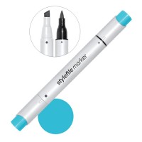 Маркер спиртовой двухсторонний BRUSH Stylefile, 562 Синий ледяной