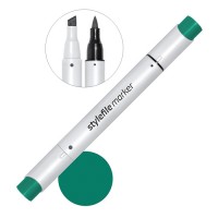 Маркер спиртовой двухсторонний BRUSH Stylefile, 648 Зеленый насыщенный
