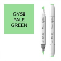 Маркер спиртовой двухсторонний TOUCH BRUSH ShinHan Art, зеленый бледный