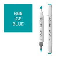 Маркер спиртовой двухсторонний TOUCH BRUSH ShinHan Art, синий лед